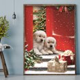 thumbnail image 3 of DIY taladro redondo completo diamante pintura Navidad cachorro hecho a mano decoración de habitación arte FLhrweasw Nuevo, 3 of 9