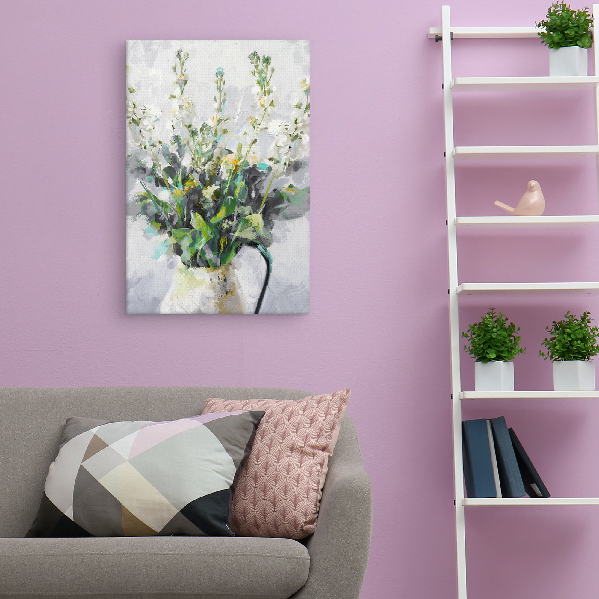 From Melanie's Garden by Studio Arts Wrapped Canvas Art Print