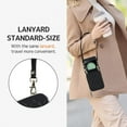 thumbnail image 6 of Compatible Samsung Galaxy Z Flip 5 Case Wallet with Card Holder,Shockproof Leather Detachable Crossbody Lanyard Case for Samsung Z Flip 5 Wallet Case Purse,Galaxy Z Flip 5 Case for Women Black, 6 of 14