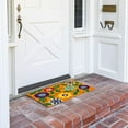 thumbnail image 2 of Juvale Floral Coir Door Mat - 17 x 30 in, Natural & Modern - Outdoor Welcome Mat for Front Door & Patio with PVC Backing, 2 of 8
