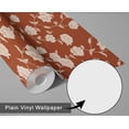 thumbnail image 6 of S4sassy Self-Stick Decorative Wallpaper, Beige Rose Vine Print Wall Paper, Vinyl Waterproof Contact Paper, Brown, 25"x240" Removable Renter Friendly Wall Covering For Bedroom, Livingroom, Dining room, 6 of 9