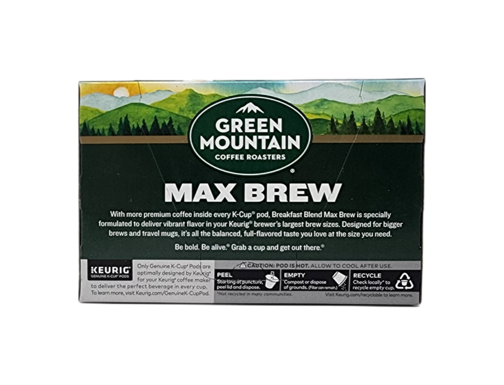 Green Mountain Max Brew Breakfast Blend K Cups 3 Pack, 10 K Cups Per Box