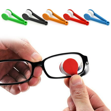 

Mini Glasses Cleaning Wipe Reusable Paper Towel Double Sided Microfiber Glasses Brush Portable Glasses Cleaner Cleaning Brush