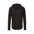 thumbnail image 3 of MV Sport 24401 Miles Slub Hooded Tee-Black - 006-XL, 3 of 3