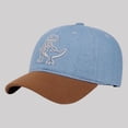 thumbnail image 5 of CYRBOKO Cotton, Outdoor Adjustable Breathable Cotton Baseball Caps for Kids Light Blue Size 2-6 T, 5 of 6