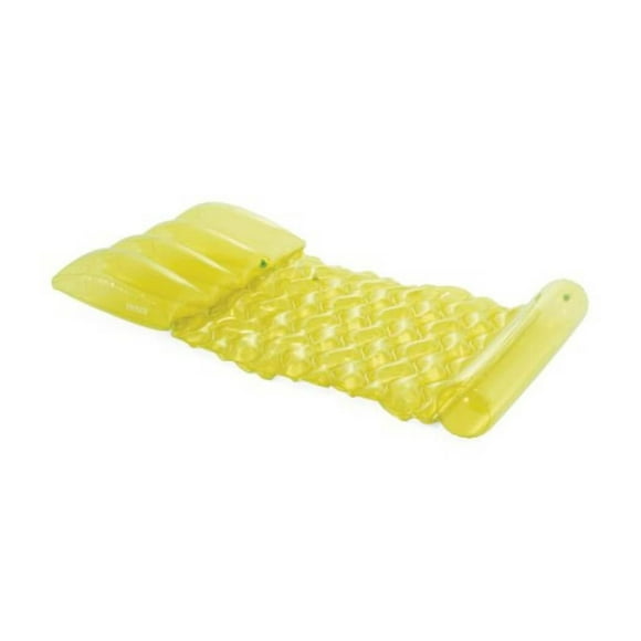 Hamac Gonflable Intex Transparent, Chaise Longue de Piscine pour la Détente, Plusieurs Couleurs