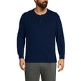 thumbnail image 3 of Lands' End Men's Big and Tall Knit Rib Pajama Henley, 3 of 3