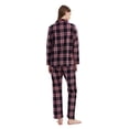 thumbnail image 3 of GLOBAL Womens Flannel Cotton Pajama Set Long PJs Flannel Loungewear Sleepwear,Size S-3XL, 3 of 6