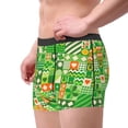 thumbnail image 2 of Yiaed St Patrick's Day6 Print Men's Soft Cotton Boxer Shorts Breathable Boxers Underwear Moisture-Wicking Underwear Stretch Boxer Briefs for Man-X-Large, 2 of 5