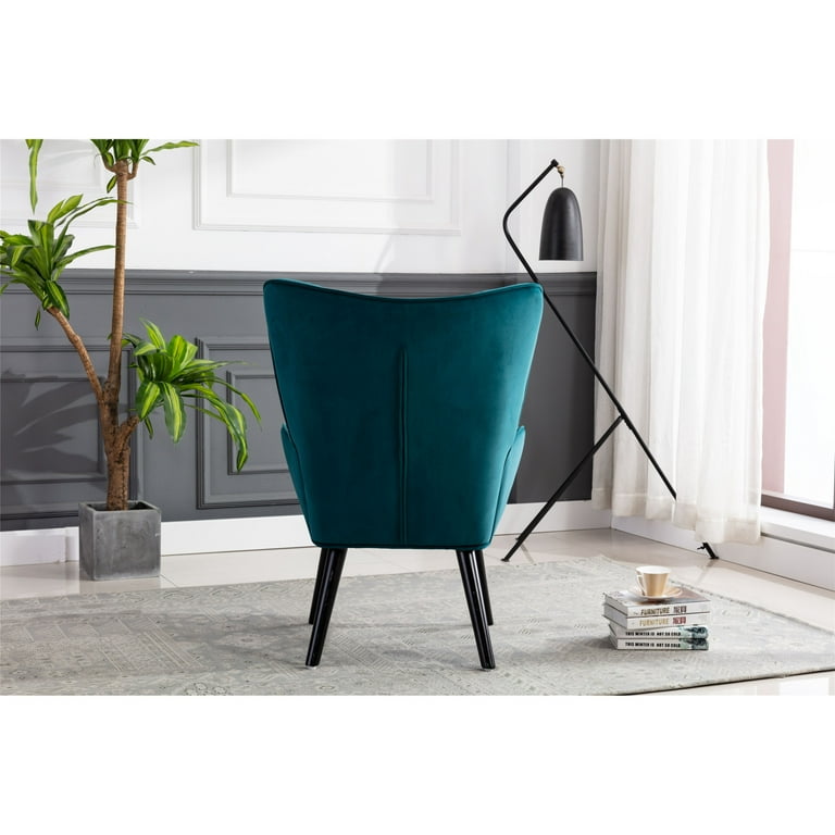 Dark teal on sale accent chairs