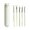 White, variant on Brush Makeup Set Eye Shadow Tools for Precise Application and Blending – 5 Piece Eye Makeup Brush for, 5.91 in, Blue