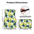 thumbnail image 5 of Fuzoiu Lilies Flowers Print Carpet Floor Mats for Car,Car Foot Mat Set,Universal Fit 4 Piece Mat Pad Set,Fits Most Cars Trucks Vans Sedans SUV Auto Carpet Mat Se, 5 of 7
