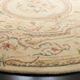 thumbnail image 5 of SAFAVIEH Bergama London Oriental Wool Area Rug, Light Gold/Beige, 8' x 8' Round, 5 of 12