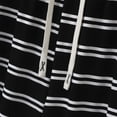 thumbnail image 5 of Lenpel Women's Plus Size Lounge Pants Elastic Waist Drawstring Wide Leg Striped Pajama Pants Soft Comfy Sleep Pants Casual Pj Bottoms, 5 of 7