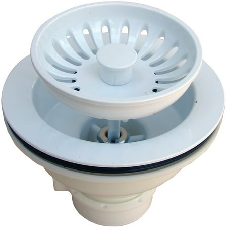 

Lasco 3-1/2 In. Heavy-Duty Basket Strainer Assembly White 03-1059W