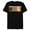 Black, variant on Marvel Logo with Christmas Holiday Avengers Decorations - Short Sleeve Blended T-Shirt for Adults - Customized-Dark Heather