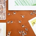 thumbnail image 3 of Homoyoyo 100Pcs Thumb Tacks for DIY Decorative Iron Pin Tacks, 3 of 8
