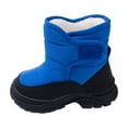 thumbnail image 2 of Piuwrlz Children's Boots Girls Snow boots Winter Shoes Blue Size 10-11Years, 2 of 4