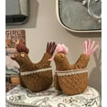 thumbnail image 4 of Haliyee Chicken Shaped Oven Mitts 1-Pcs,Heat Resistant Quilted Pot Holders with Vintage Lace Trim,Farmhouse Kitchen Decor,Cottagecore Baking Accessories,Gift for Bakers, 4 of 6
