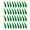 Green, variant on Recurve Bow Hunting Feather Fletching 1.75 Shape Right Wing Green
