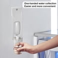 thumbnail image 3 of PEUTIER Refrigerator Water Dispenser Lever, 7x2.28 Inch One-Handed Water Dispensing Replacement Part, White Plastic, Modern Style, 3 of 7