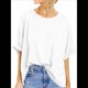 thumbnail image 1 of Camiseta Holgada Informal de Verano de Corta para Mujer. XL, 1 of 8
