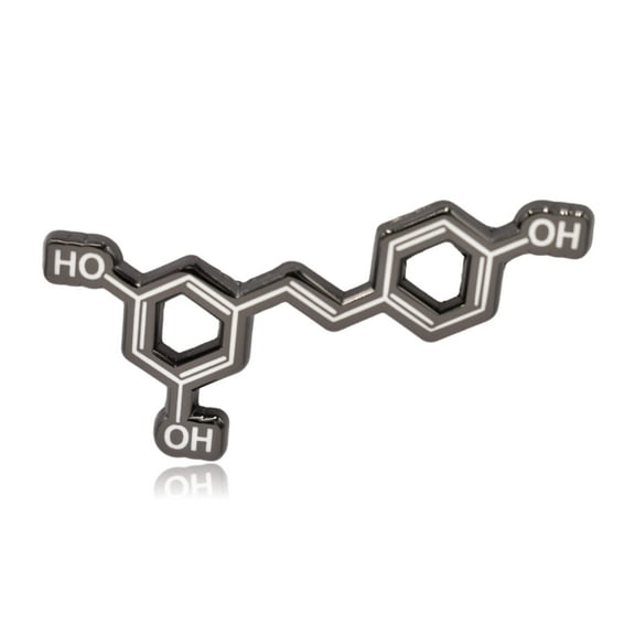 Wine Molecule Hard Enamel Pin | Clayton Jewelry Labs