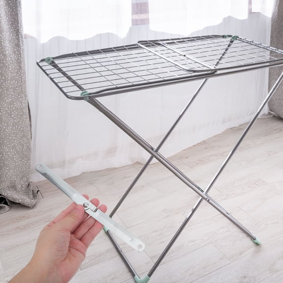 GAXIRE Stainless Steel Reinforcing Connector Foldable Clothes Dryer Rack Accessories 2 Sets