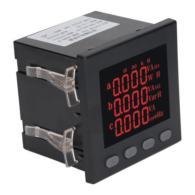 3 Phase Intelligent Ammeter, Touch Power Ammeter High Accuracy With Alarm For Distribution Automation