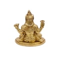 thumbnail image 5 of Shri Krishna with sudarshan chakra Brass Statue for Puja, Home Mandirs, Gifts, Showpiece by Pooja Bazar 3.5 X 5.5 X 5 In, 5 of 5
