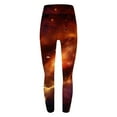 thumbnail image 7 of SELONE Workout Leggings Women's Plus Size Gym Leggings Elastic Waist Full Length Summer Pants Curvy Slim Casual Long Vacation Pants Pull on Yoga Lightweight Multicolor 2XL Breathable Beach Pants, 7 of 7