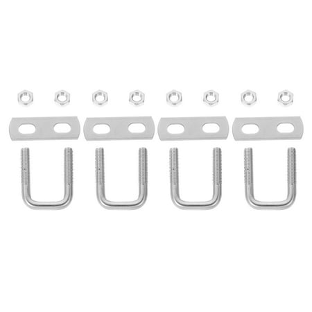 

4Pcs U Shape Clamp Screws Stainless Steel U-Bolts Industrial Fasteners