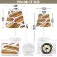 thumbnail image 3 of Hand-drawn Hot Dog Desk Lamp LED Table Nightstand Lamps with 3 Color Temperatures for Home Bedroom Living Room Decor 8x12, 3 of 8