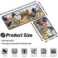 thumbnail image 5 of Rooster Kitchen Rugs and Mats Non Skid Washable Absorbent Microfiber Kitchen Mats for Floor Anti Fatigue Kitchen Mat Set of 2 Rooster Kitchen Decor Stain Resistant 17"x47.2"+17"x23.6", 5 of 5