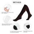 thumbnail image 6 of Bixox Red Spider On The Web Print Compression Socks,Compression Socks Women & Men Circulation for Medical,Running,Athletic, 6 of 7