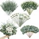 thumbnail image 1 of Serwalin 200 piezas de tallos de hojas de eucalipto artificiales con tacto real, 1 of 9