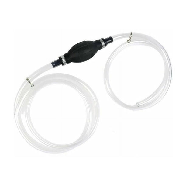 Bomba de sifón para transferencia de combustible mejorada, mangueras de PVC flexibles resistentes a la gasolina para una transferencia de gasolina eficiente, bomba de combustible manual con