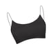 thumbnail image 4 of Sujetador sin tirantes para mujer Qarigey bandeau con aros tirantes finos Top de tubo modal negro, 4 of 6