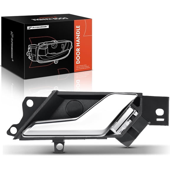 A-Premium Front or Rear Passenger Side Interior Door Handle Compatible with Chevrolet Captiva Sport 2012 2013 2014 2015 & Saturn Vue 2008 2009 2010, Chrome, Replace# 96861999, 96660864, 20983661
