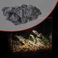 thumbnail image 1 of Material PU Material Ornamento de roca artificial Altamente simulación Decorativa Ligera decorativa para configuraciones de terrarios Multipropósito 39x24x8cm, 1 of 8