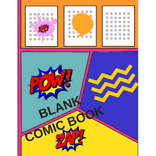 Blank Comic Book Draw Your Own Comics for Kids and