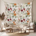 thumbnail image 2 of Vintage Flower Tapestry for Bedroom Wall Hanging Tapestry, Farmhouse Bird Butterfly Red Floral Ceiling Backdrop Tapestries Poster Blanket Wall Decor for Teens Room Living Room Dorm 51" x 59", 2 of 8