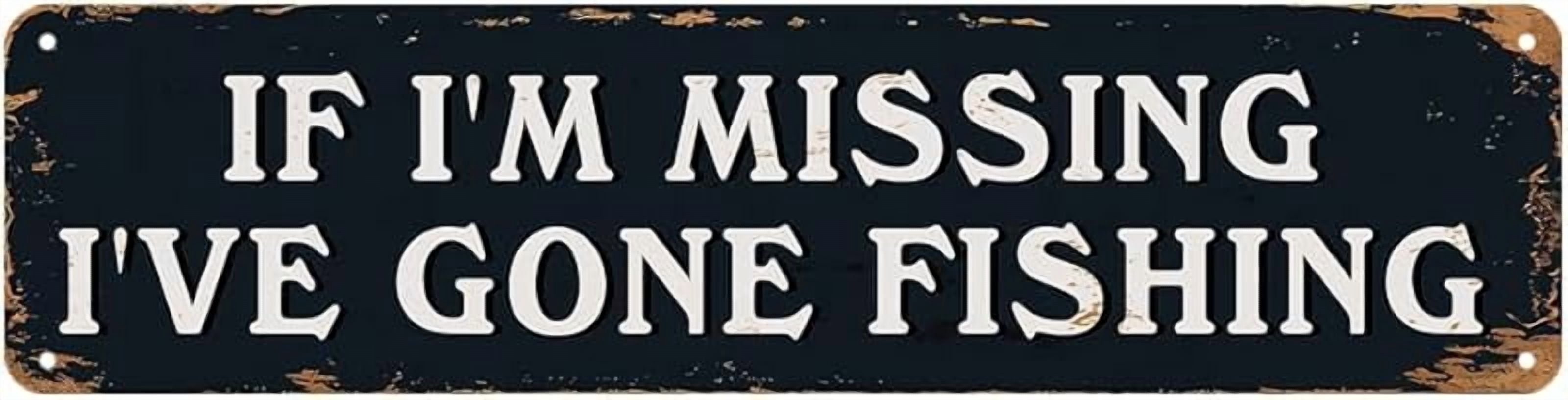Funny Fishing Sign