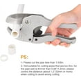 thumbnail image 3 of Ratchet-type Tube and Pipe Cutter for Cutting O.D. PEX, PVC, and PPR Plastic Hoses and Plumbing Pipes up to 1-5/8" inches, Ideal for Home Working and Plumbers, 3 of 9