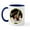 White/Navy Inside, variant on CafePress - Night Flight/Basset Hound Mug - 11 oz Ceramic Mug - Novelty Coffee Tea Cup