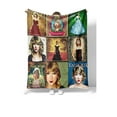 thumbnail image 3 of Taylor Blanket Swift Flannel Blanket Music Lovers Gift Blanket, 3 of 3