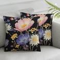 thumbnail image 3 of Spring Summer Pillow Set of 2 Decorations Farmhouse Living Room Outdoor Cushion Case for Sofa Couch Home Bed Black, 3 of 7