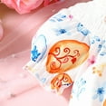 thumbnail image 6 of JIAYUE Baby Girls Jumpsuit O-Neck Short Sleeve Easter Cartoon Prints Romper Newborns Headbands Set Breathable Toddler Kids Bodysuit, 6 of 6