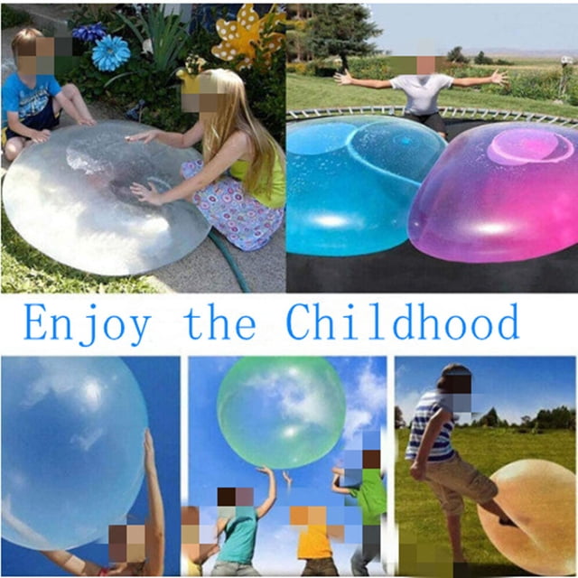 热销吹气圆球 透明泡泡球 充气球大光球bubble ball 充气水球玩具as the picture Deng Xun unisex