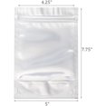 thumbnail image 3 of 150 Pack 5 x 7.8 Inch Aluminium Foil Stand Up Food Pouches Bags with Resealable Lock Seal Zipper, Heat Sealable Packaging Bags for Jewelry, Screw, Food Storage, 3 of 6